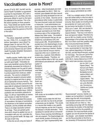 Vaccine Informational Pages